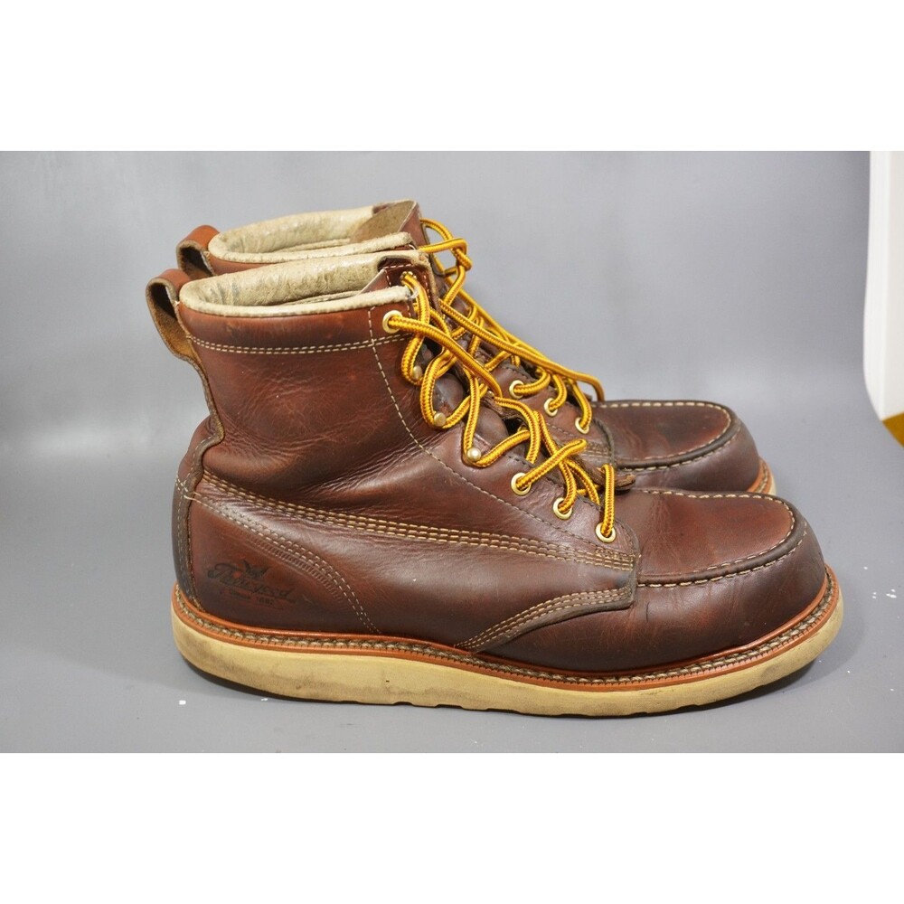 Thorogood Boots Men’s 12 EE American Heritage 6” Moc Toe Work 814-4200 Brown
